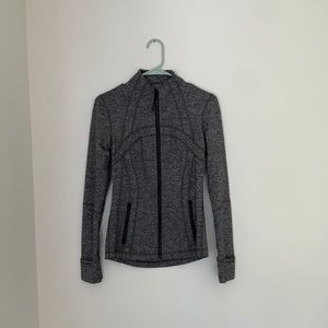 Heathered Grey Lululemon Zip Up Jacket